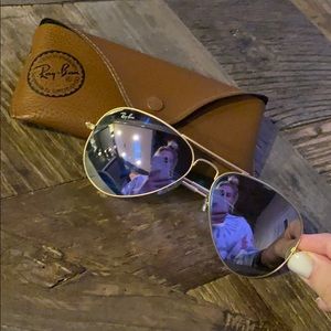 Light Purple Ray Ban Aviators